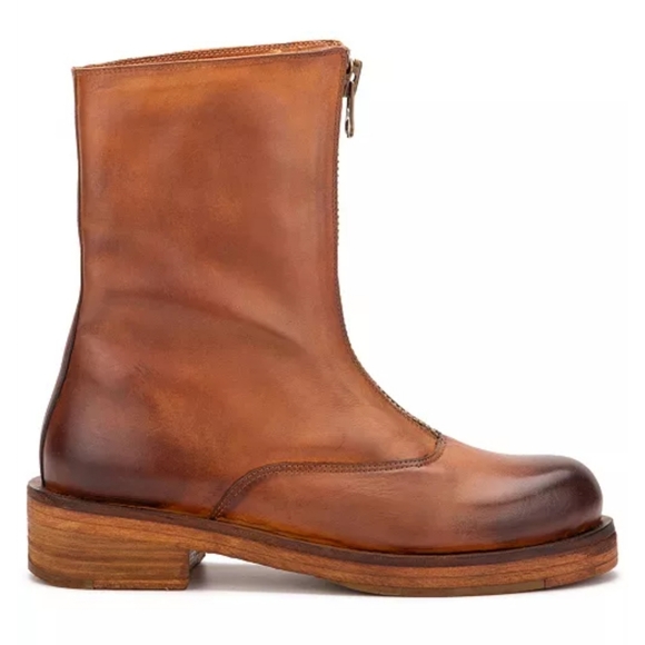 Vintage Foundry Cognac Dallas Narrow Boots -8 - Picture 3 of 10